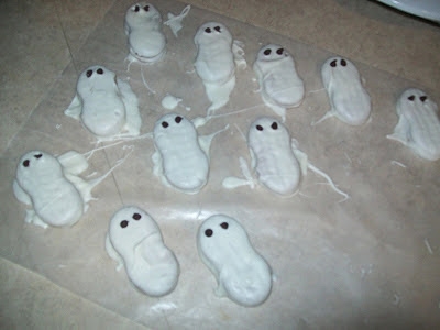 No Bake Ghost Cookies