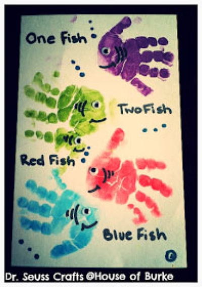 Handprint Craft FIsh