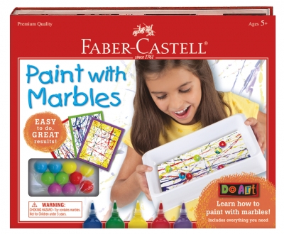 Do Art Paint with Marbles