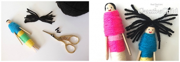 Worry Dolls Steps 7-8
