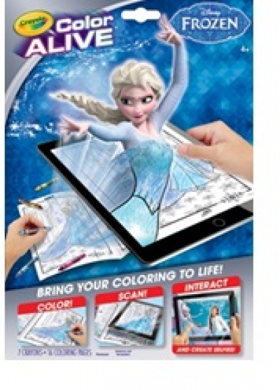 Color Alive Action Coloring Pages- Frozen