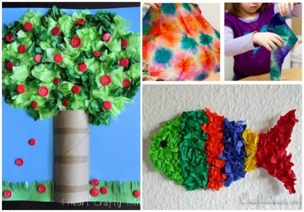 25 Tissue Paper Crafts