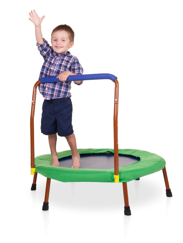 JumpSport iBounce® 2 Kids Trampoline. Easy to Fold up and Go.
