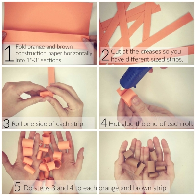 Paper Pumpkin Craft Part 1