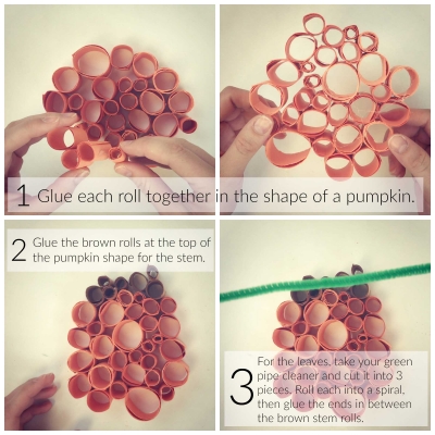 Paper Pumpkin Craft Part 2