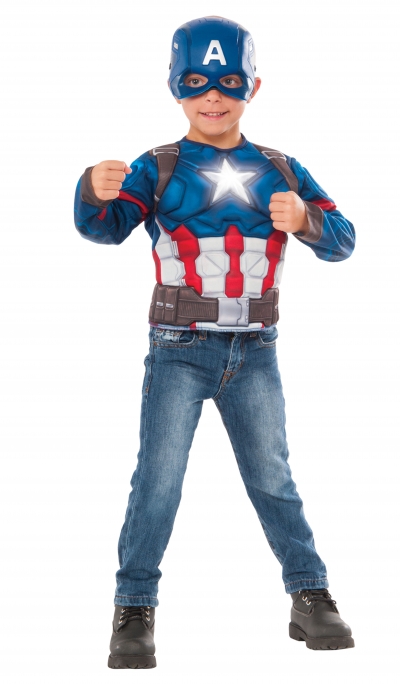 Captain America Muscle Chest Shirt Box Set 