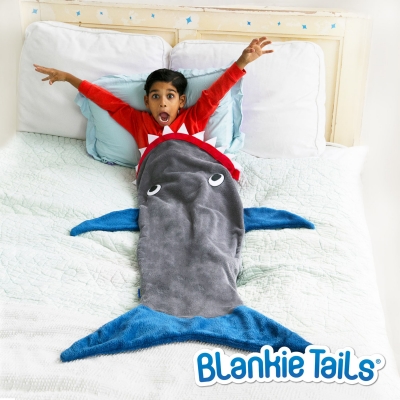 Blankie Tails Kids Shark Blanket