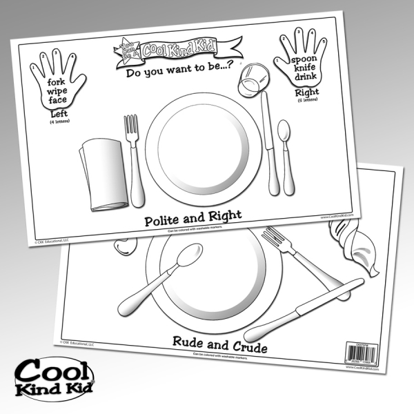 Preschool Laminated Placemat 