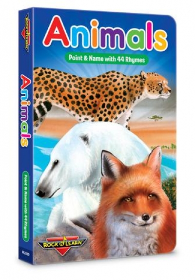 Animals Board Book - Point & Name with 44 Rhymes