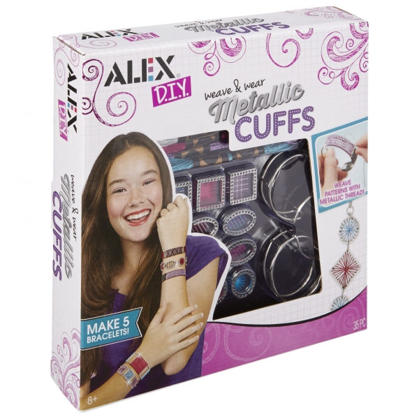 ALEX Toys DIY Weave and Wear Metallic Cuffs