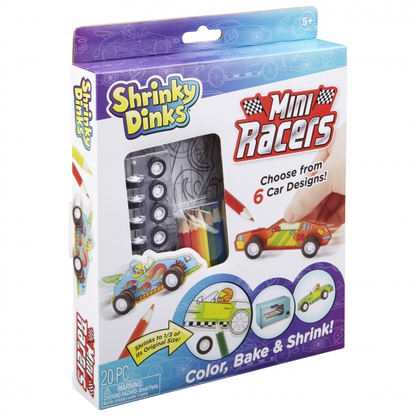 Shrinky Dinks Mini Racers Activity Set