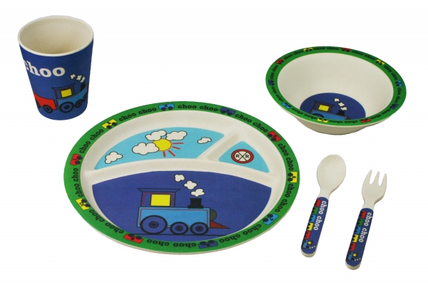 Choo Choo Train 5pc Dinner Set (#50457)