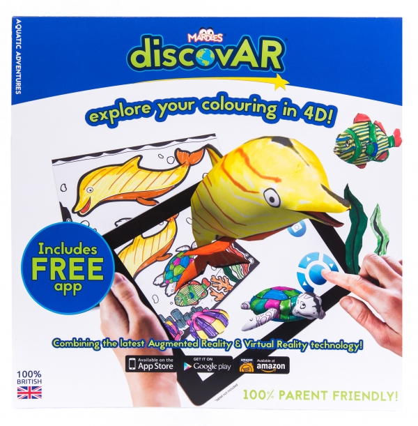Mardles discovAR 4D coloring book