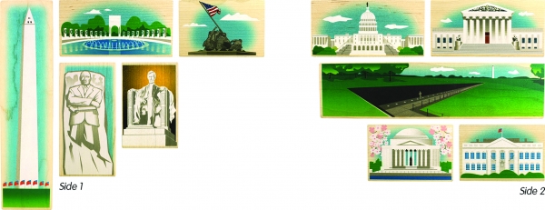 DC Landmark Block Set