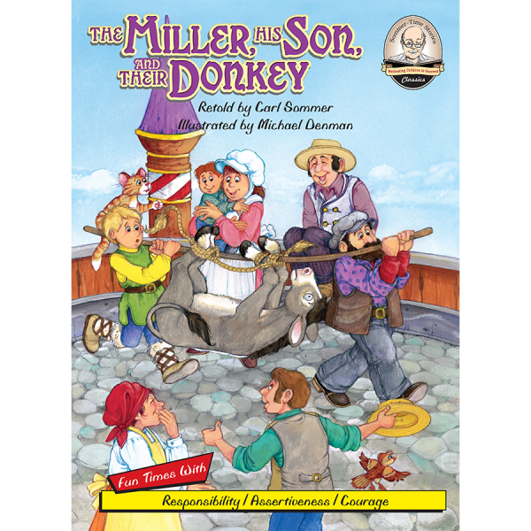 The Miller, His Son, and their Donkey