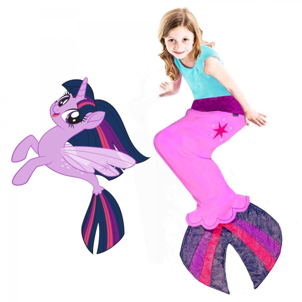 My Little Pony Twilight Sparkle Sea Pony Blanket - Purple