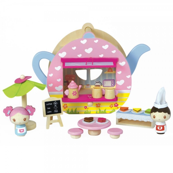 Teapot Cafe Wooden Play Set