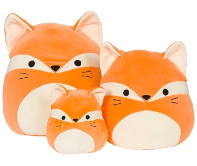 Squishmallows - 3 sizes Fox, Cat 