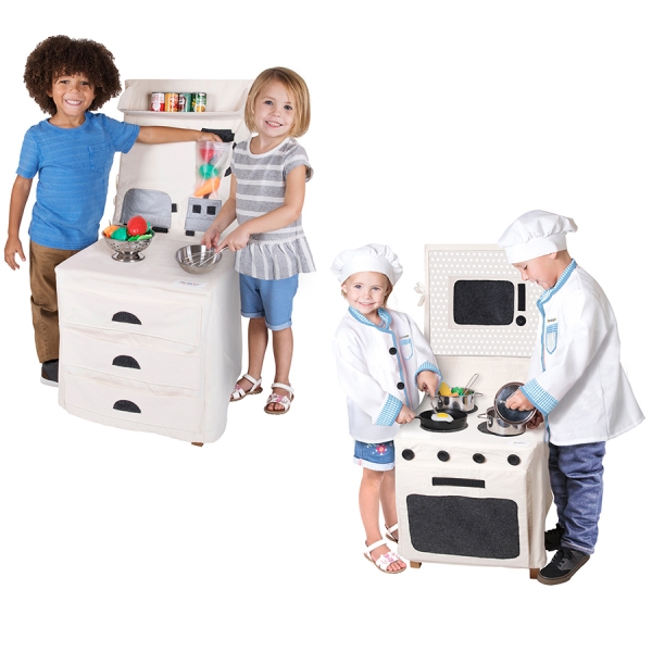 Pop-Oh-Ver Stove and Counter Top Sets