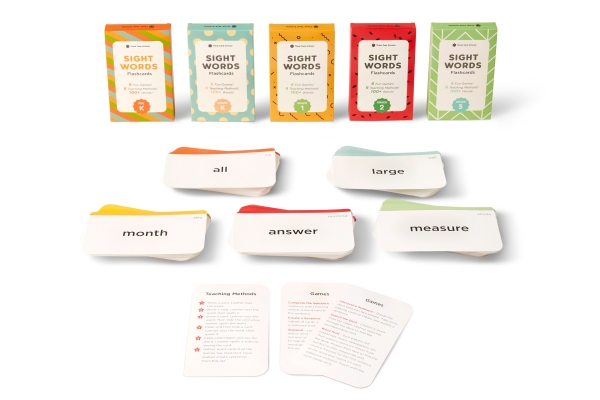 500+ Sight Words Flash Cards Bundle Kit 