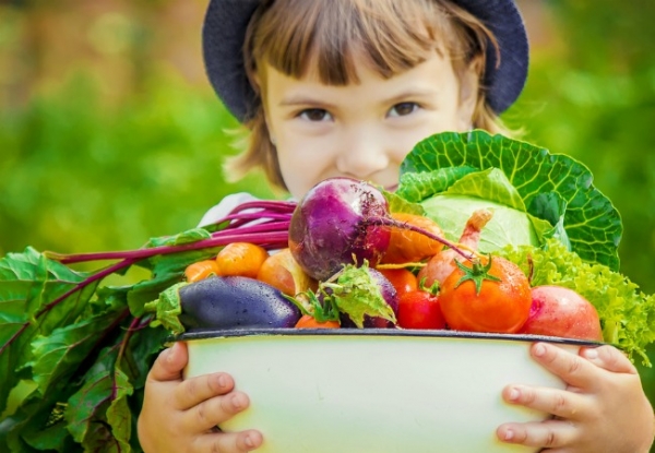 Kids Eating Healthy Food