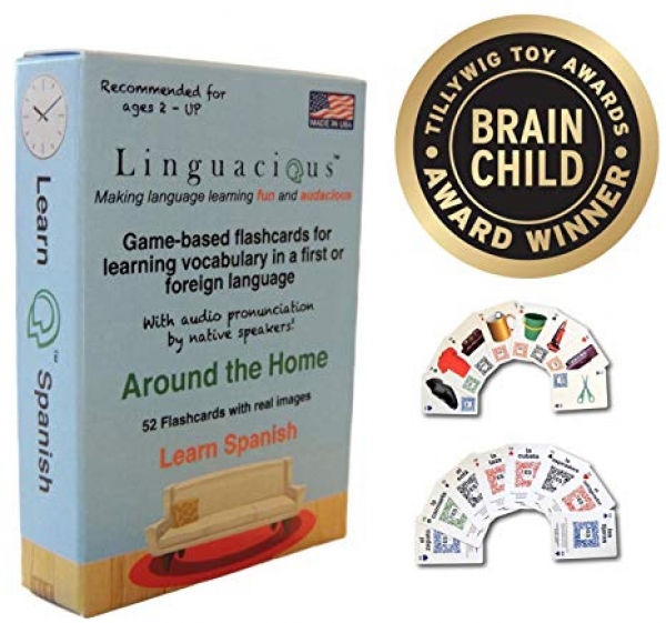 Linguacious Spanish Vocabulary Flashcard Game