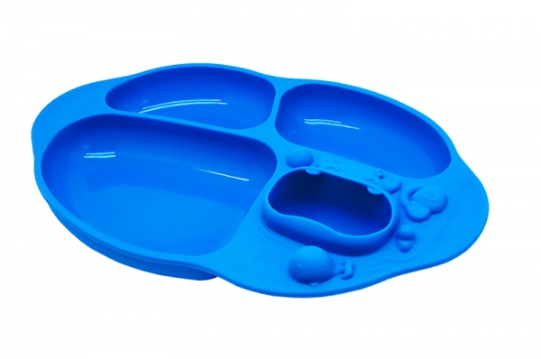 Marcus & Marcus Yummy Dip Suction Divided Plate