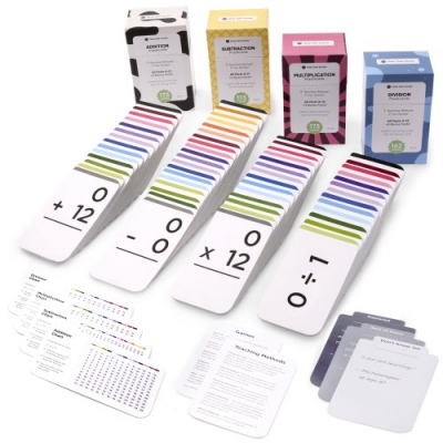 681 Math Flash Cards Bundle Pack - Addition, Subtraction, Multiplication and Division