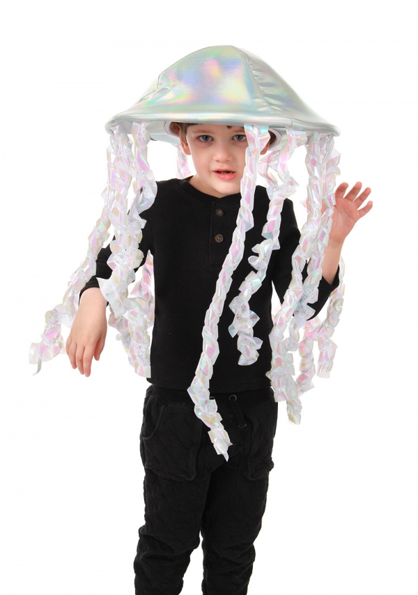 elope Holographic Jellyfish Plush Hat