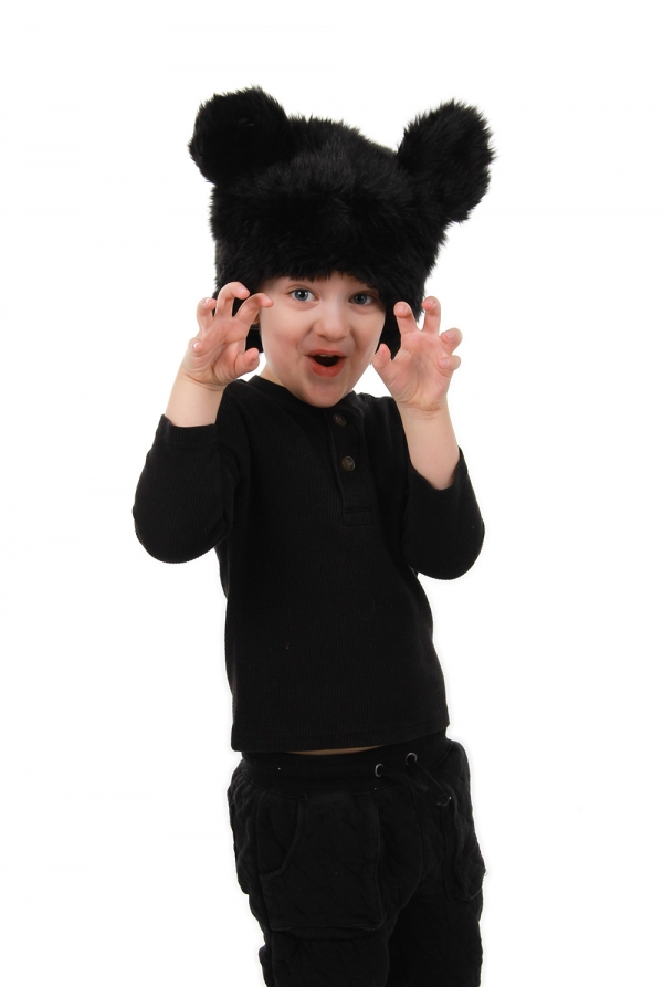 elope Black Bear Plush Hat