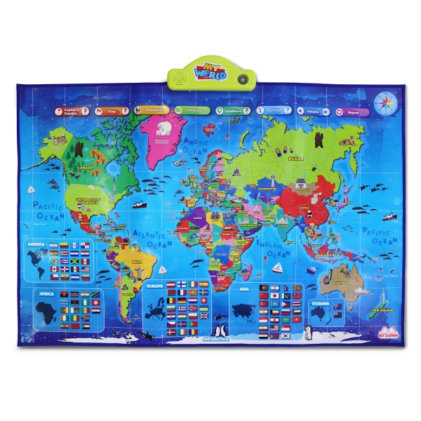 BEST LEARNING i-Poster My World Interactive Map