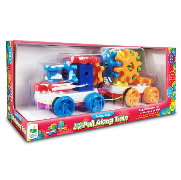 Techno Kids Stack & Spin Pull Along Train