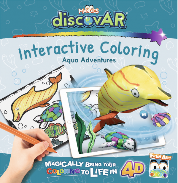 Mardles discovAR 4D Coloring Books