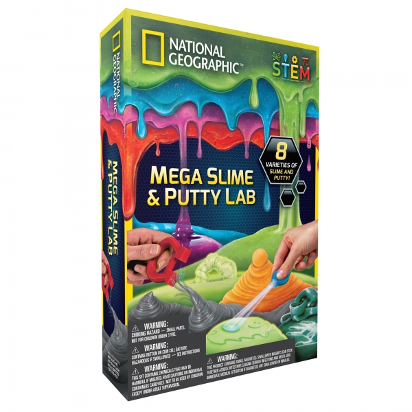 National Geographic Mega Slime & Putty Lab