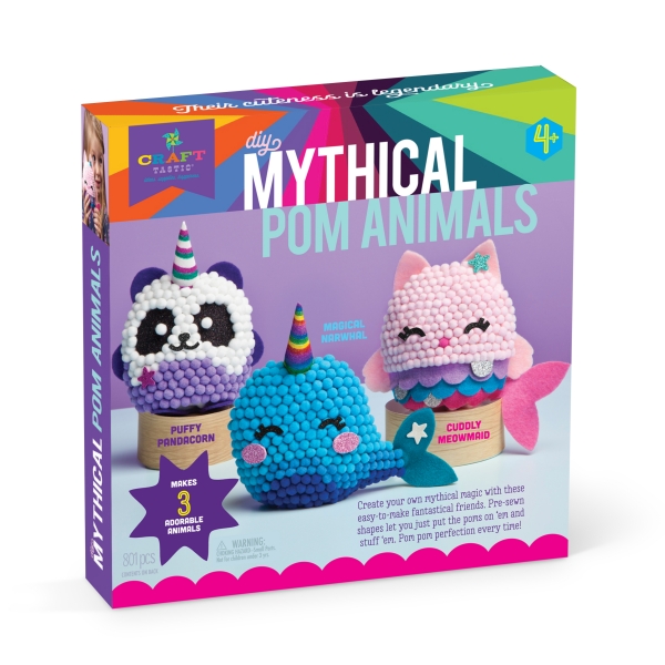 Craft-tastic Mythical Pom Animals