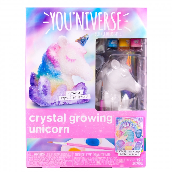 YOUniverse Crystal Growing Unicorn