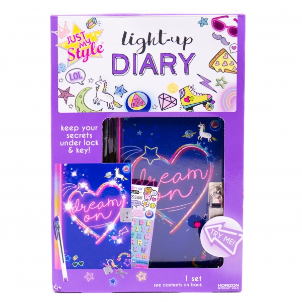 Just My Style Light Up Diary