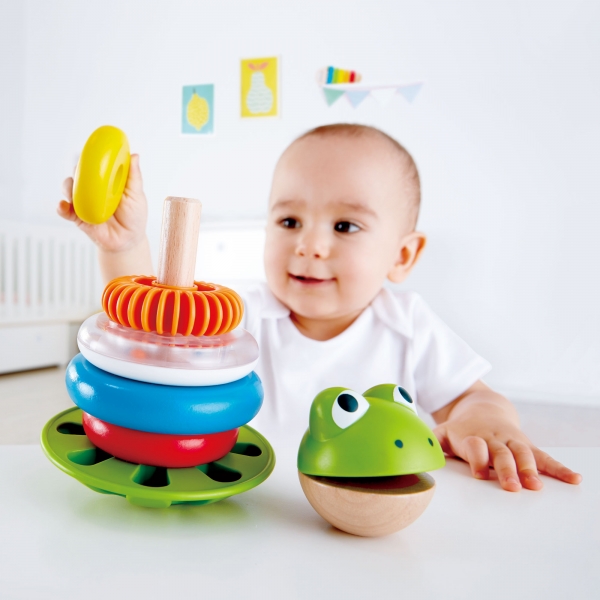 Hape Mr. Frog Stacking Rings