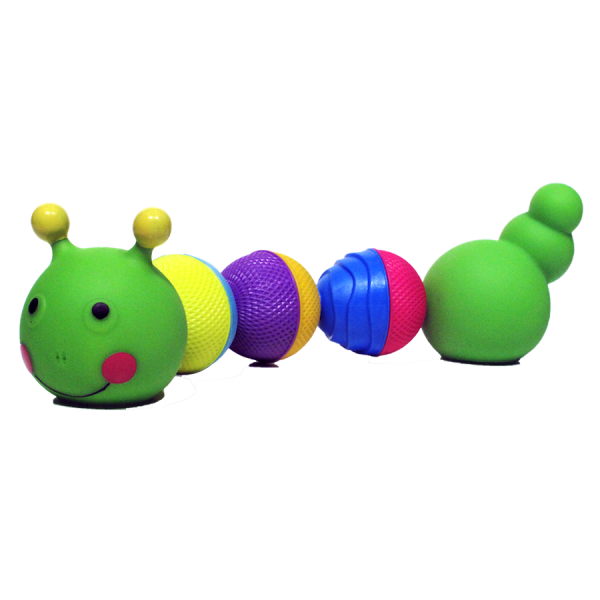 Lalaboom: 8 Piece Bath Bloom Beads Caterpillar