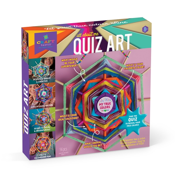 Craft-tastic All About Me Quiz Art Craft Kit