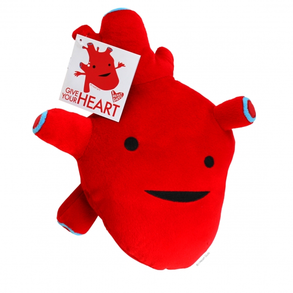 Heart Plush - I Got The Beat! - Plush Organ Stuffed Toy Pillow