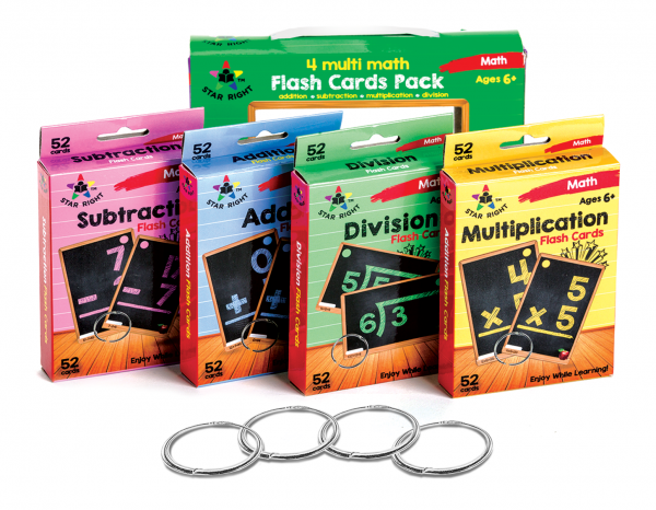 Star Right Multi Math Flashcards