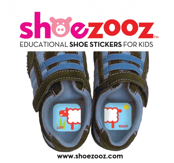 Shoezooz Educational Shoe Stickers for Kids