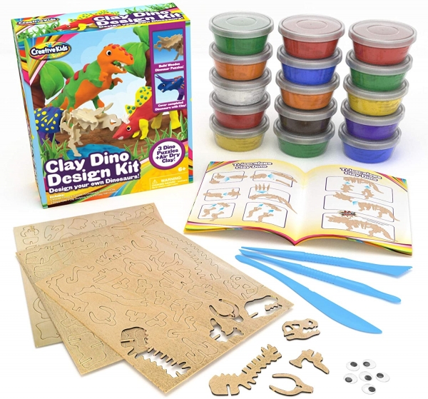 Build Your Own Dinosaur Models w/ Air Dry Modeling Clay