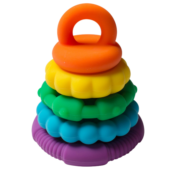 Rainbow Stacker and Teether Toy