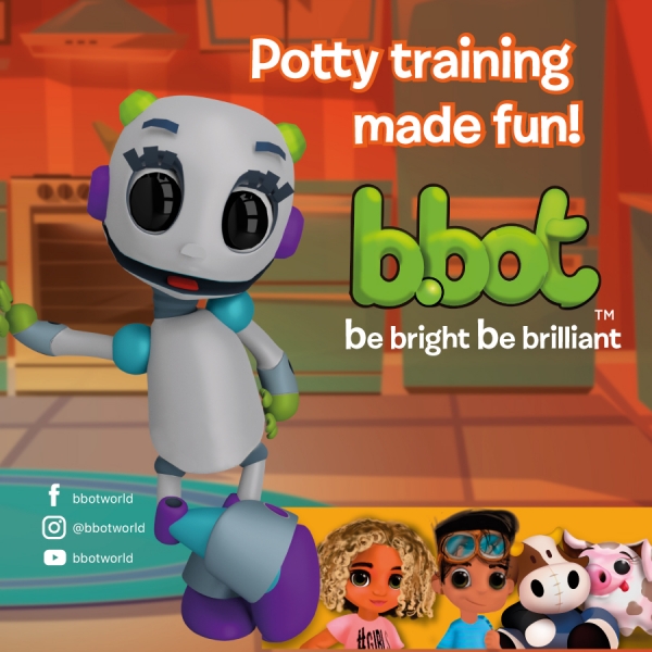 b.bot World, "be bright, be brilliant" - Potty Training Mobile app