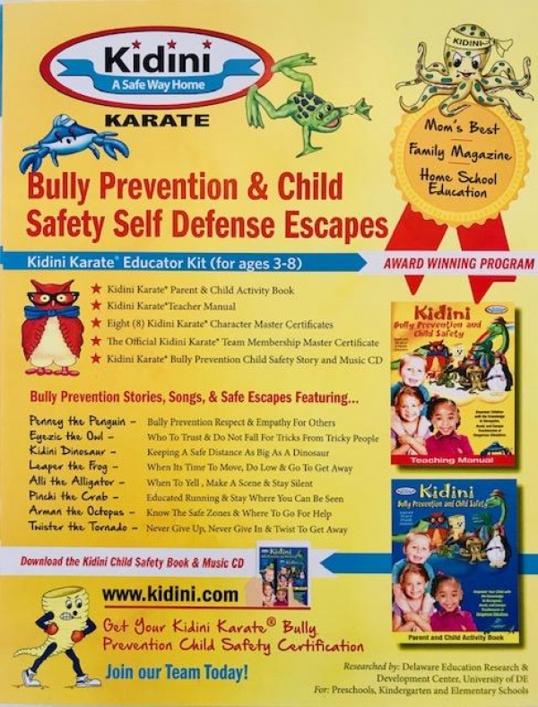Kidini Karate Bully Prevention Educator Kit