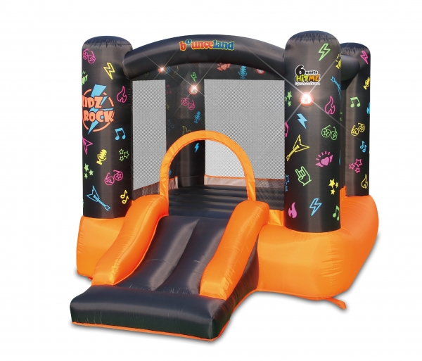 Bounceland Kidz Rock Bounce House with Lights and Sound interaction