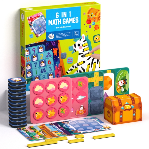 6 IN 1 MATH GAMES