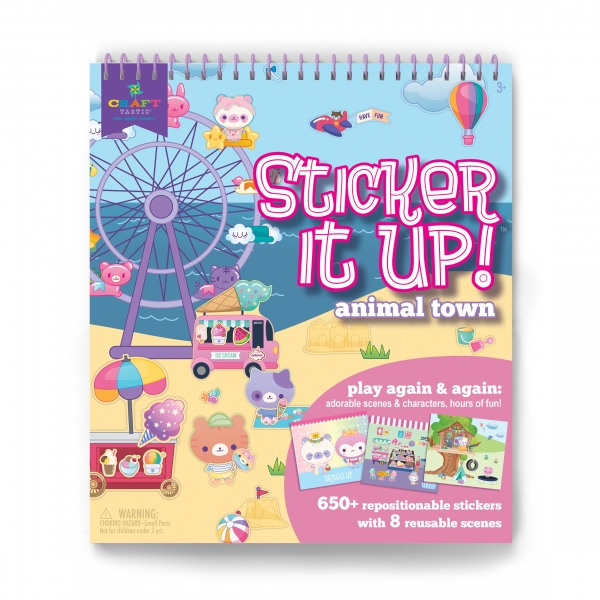 Craft-tastic Sticker it up! Animal Town